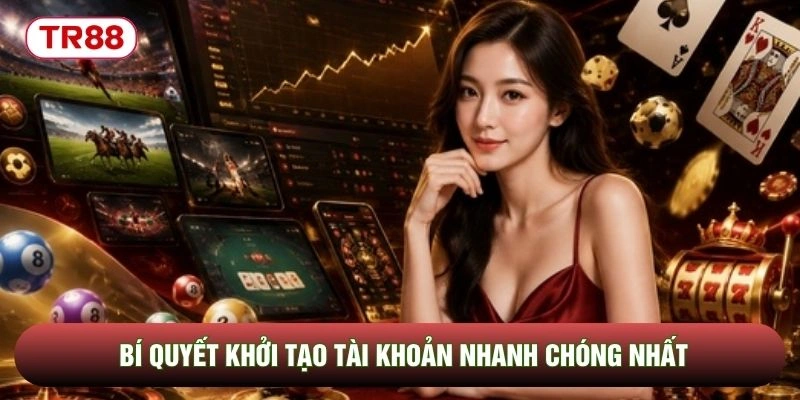 Bí quyết khởi tạo tài khoản nhanh chóng nhất