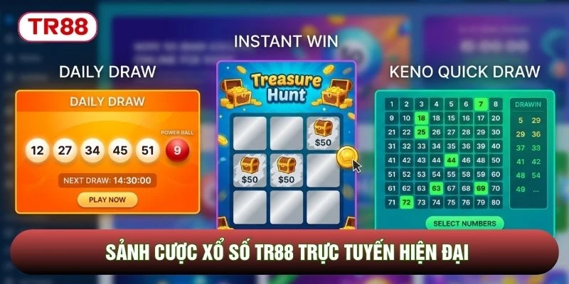 Sảnh cược xổ số TR88 trực tuyến hiện đại